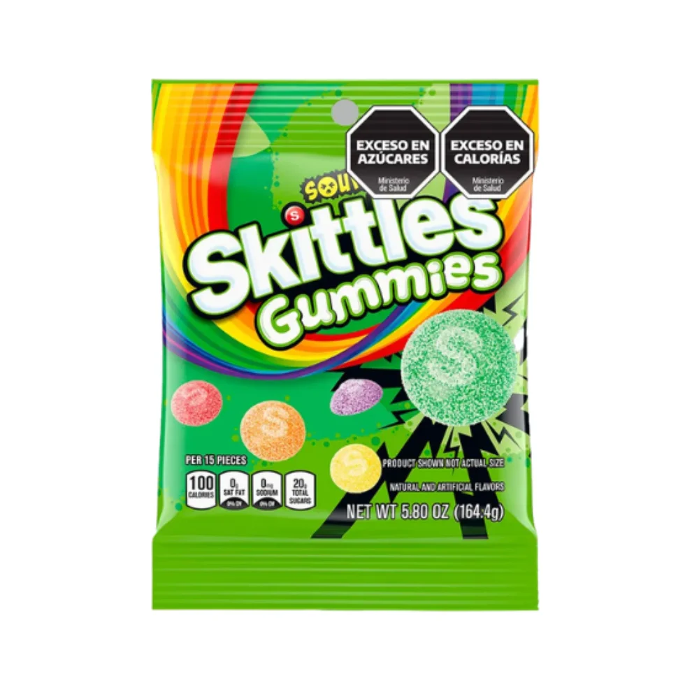 SKITTLES GOMITAS ACIDAS *164GR