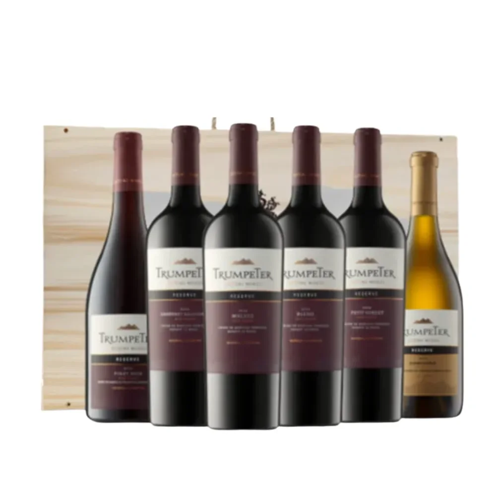Trumpeter Reserve Surtido Estuche Madera X 6 Bot 750ML