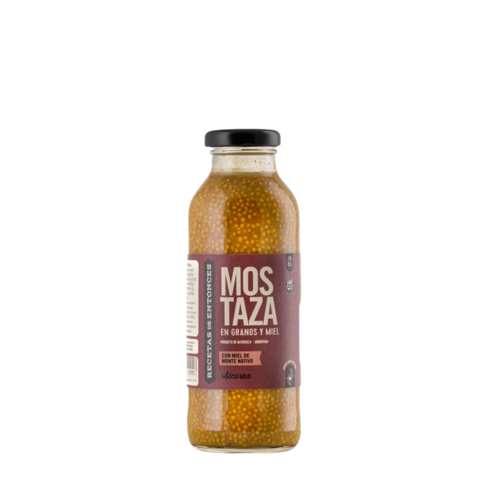 MOSTAZA EN GRANOS Y MIEL *360G RECETAS DE ENTONCES