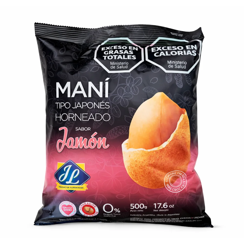Mani Crocante Horneado Jamon 500G Jl