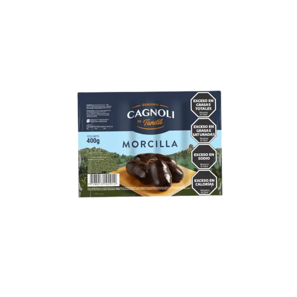 MORCILLA *250GR AL VACIO CAGNOLI