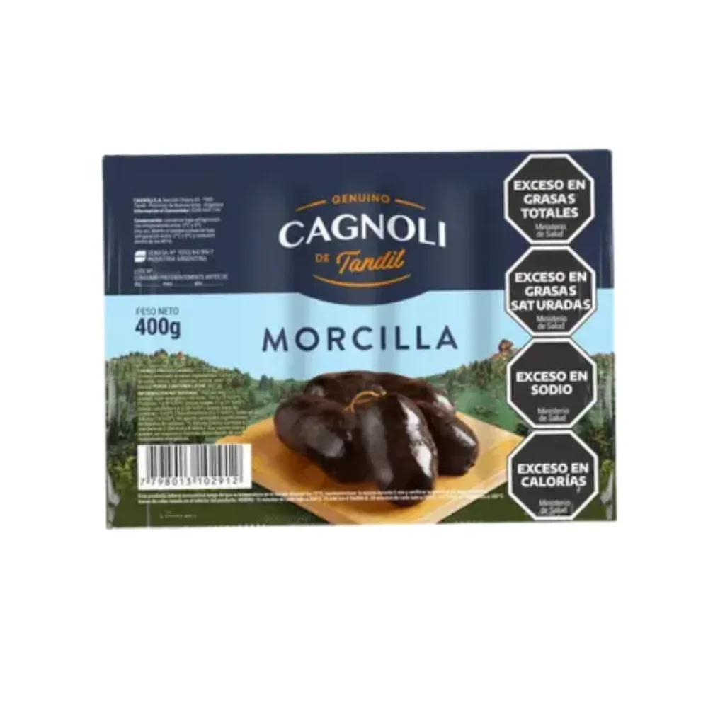 MORCILLA *250GR AL VACIO CAGNOLI
