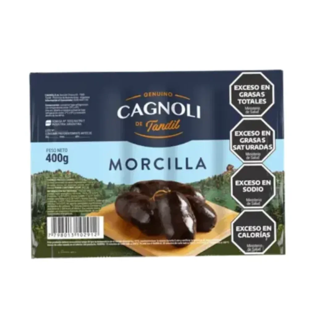 Morcilla 250GR al Vacio Cagnoli