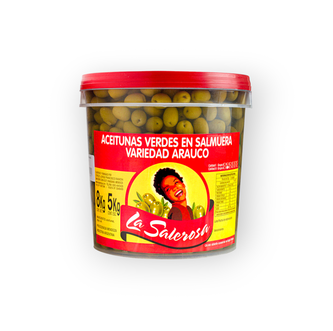 ACEITUNAS VERDES ARAUCO N° 2 *5KG LA SALEROSA