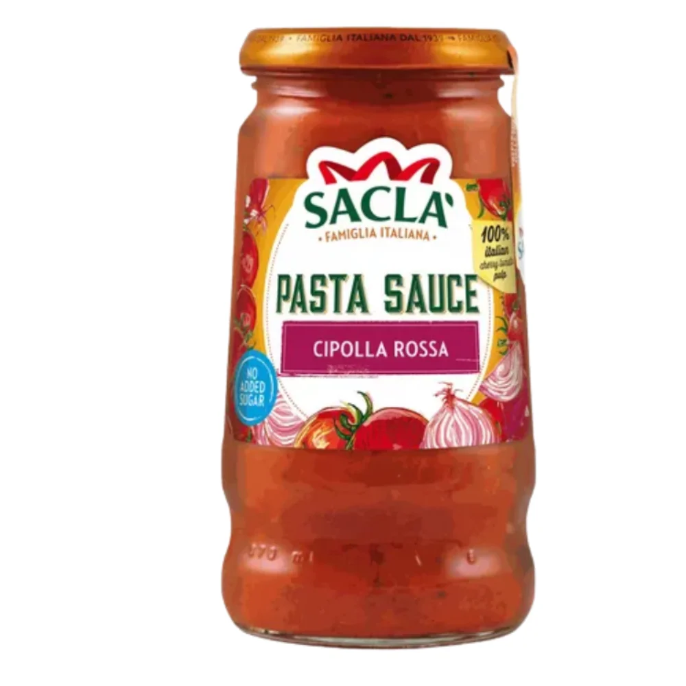 Pasta Sauce Cipolla Rossa 290G Vidrio Sacla