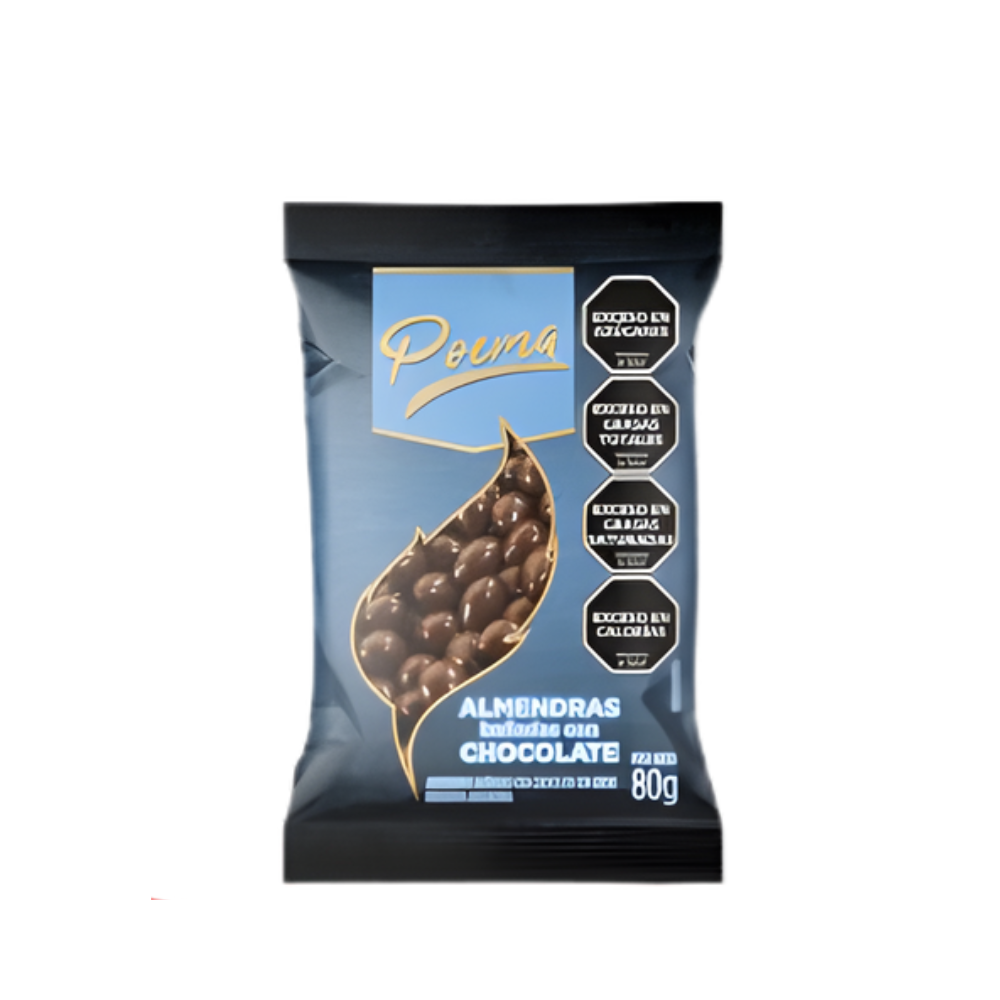 ALMENDRAS CON CHOCOLATE *80GR POEMA