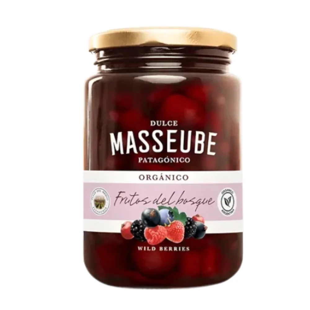 Frutos del Bosque en Almibar Organico al Natural 380G Masseube