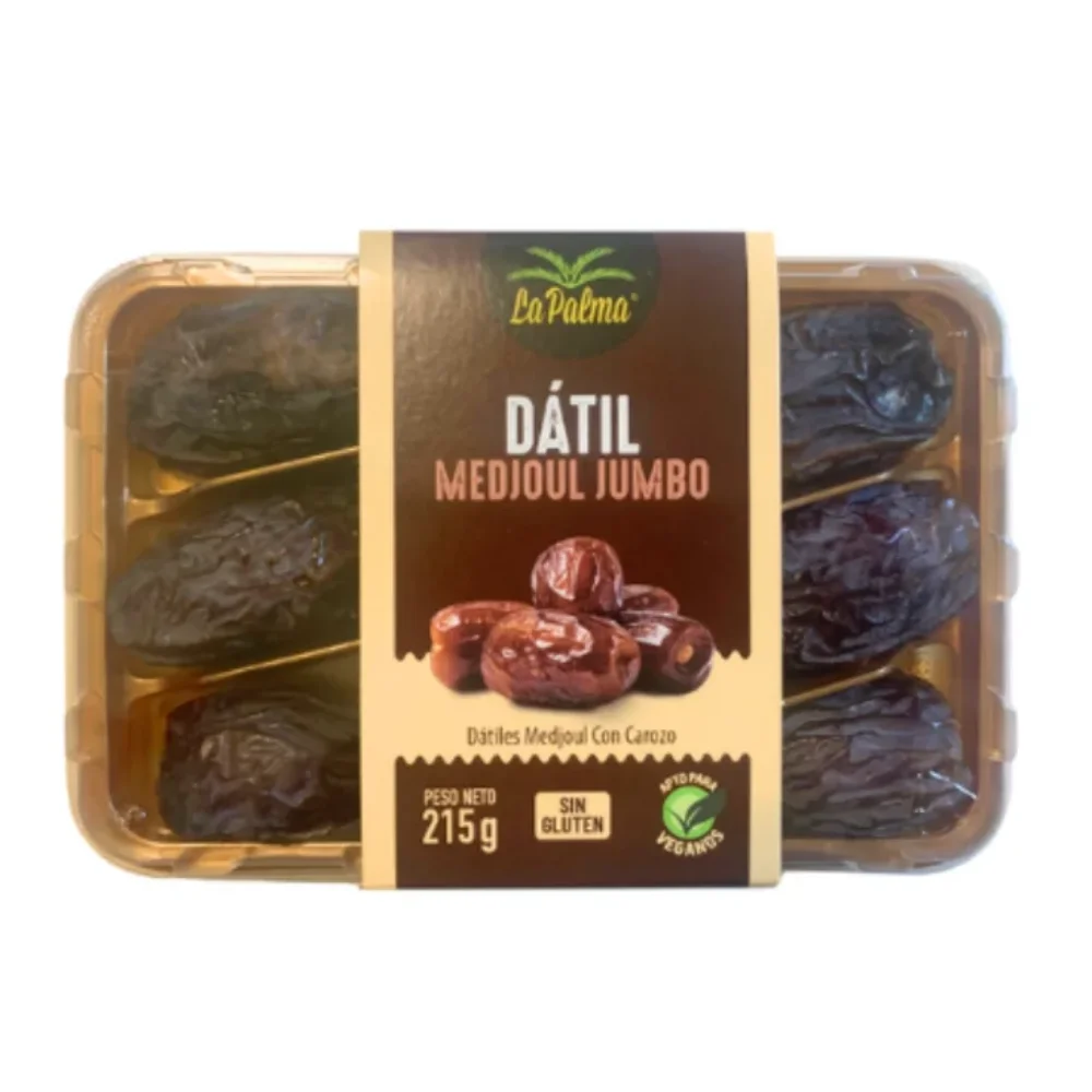 Datil con Carozo Medjool Jumbo Bandeja 215GR