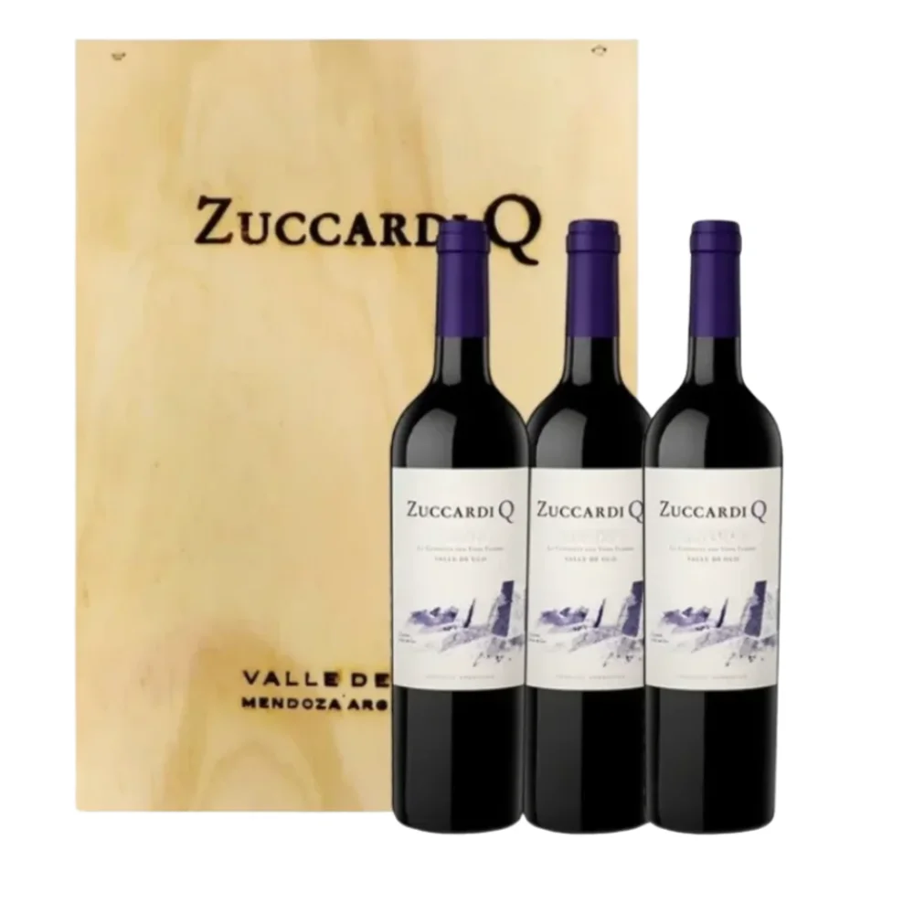 Zuccardi Q Cabernet Sauvignon Estuche Madera X3 Bot 750ML