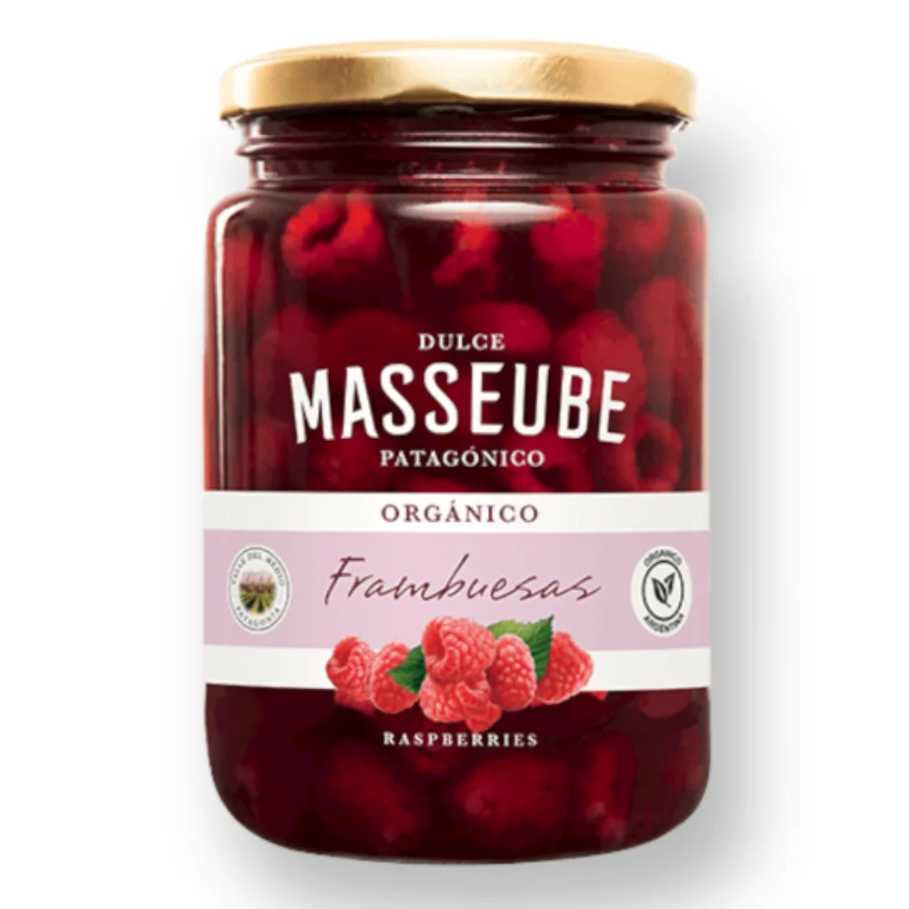 FRAMBUESAS EN ALMIBAR ORGANICO AL NATURAL *380G MASSEUBE