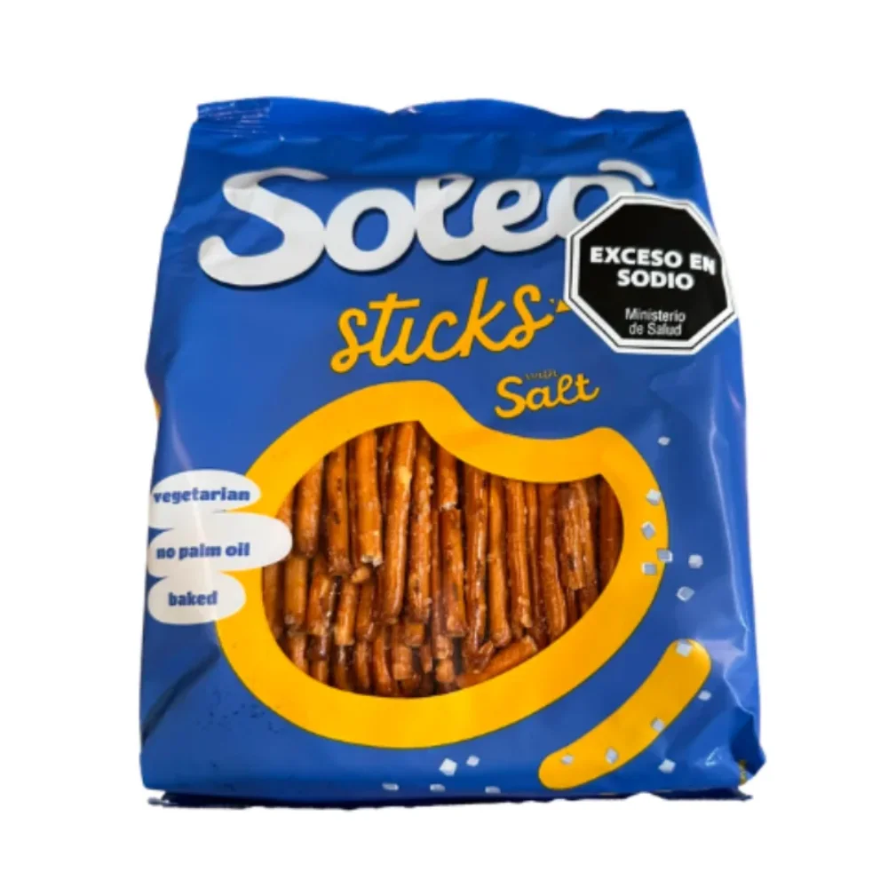 Palitos con Sal Sticks Clasicos con Sal 250GR Soleo