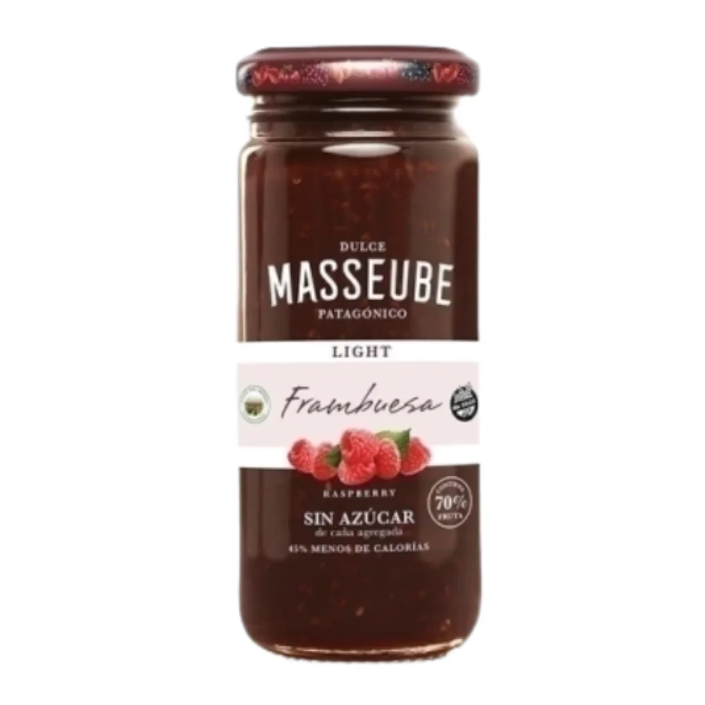 Dulce de Frambuesa Light Organico 260G Masseube