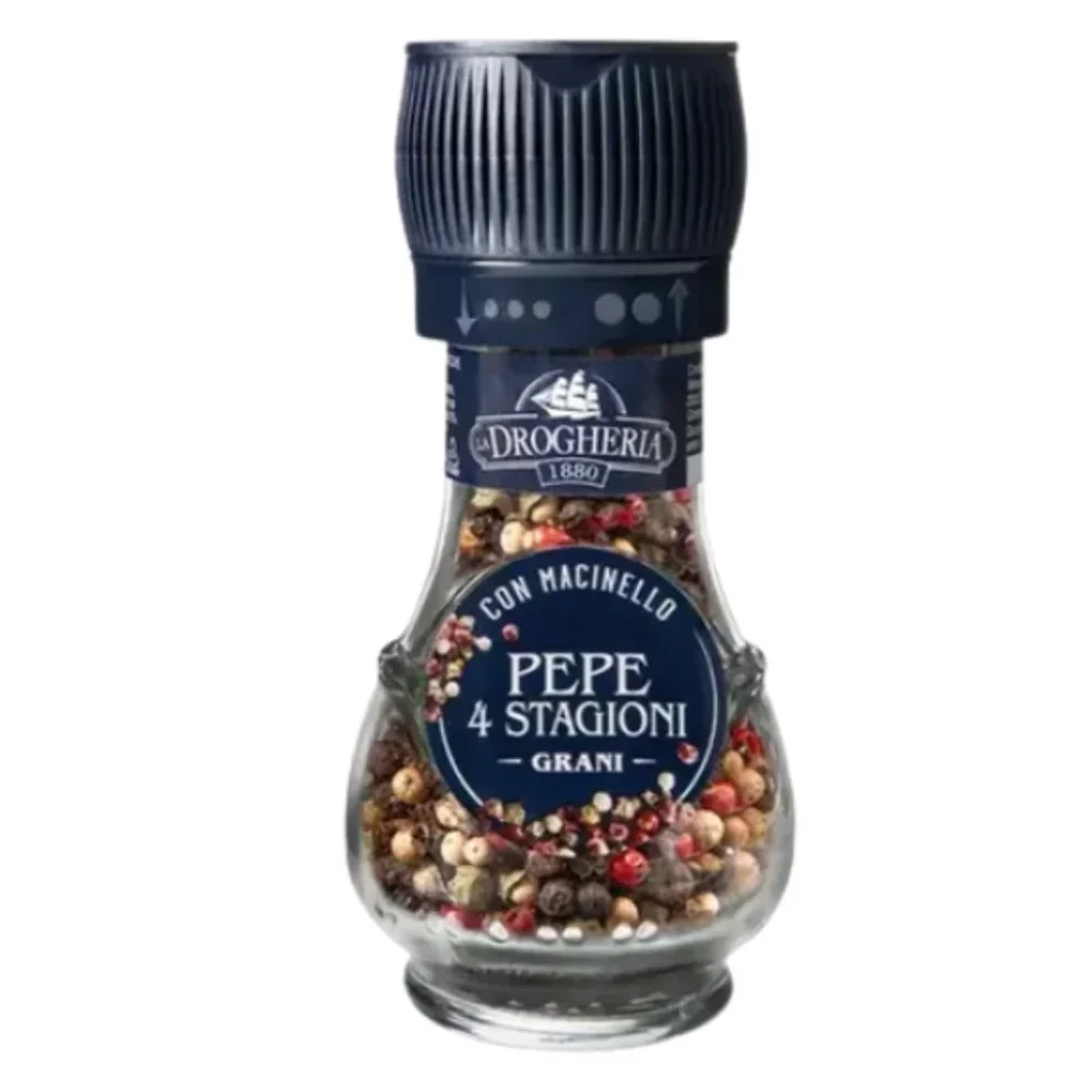 Mix Pimientas en Grano con Molinillo Vidrio 35G la Drogheria