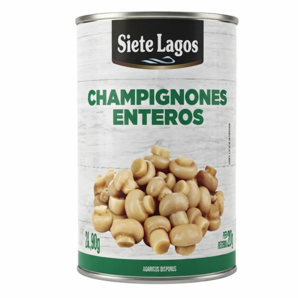 Champignon Enteros 400G Siete Lagos