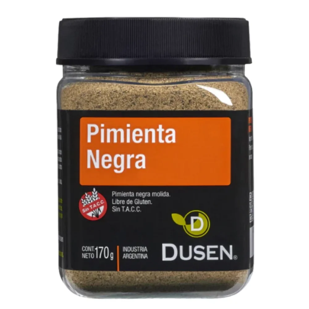 Pimienta Negra Molida 190G Dusen