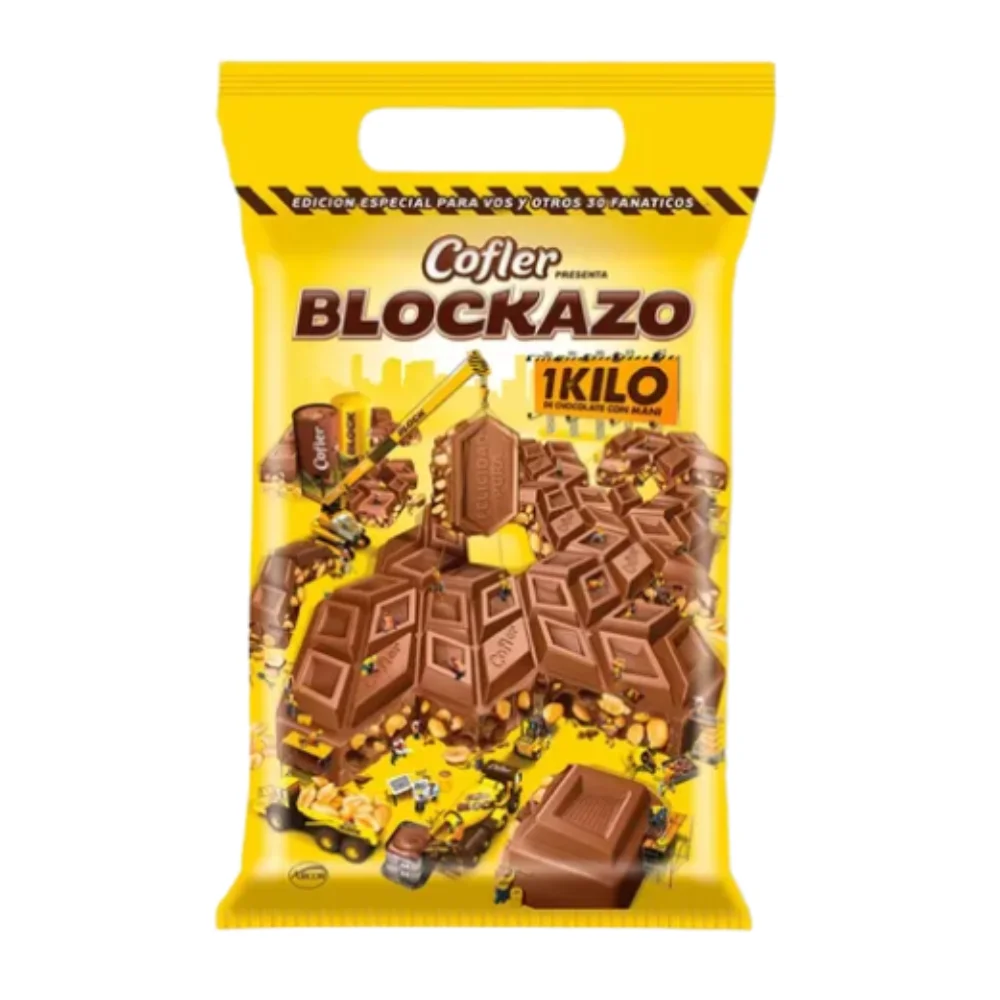 Cofler con Mani Blockazo 1KG