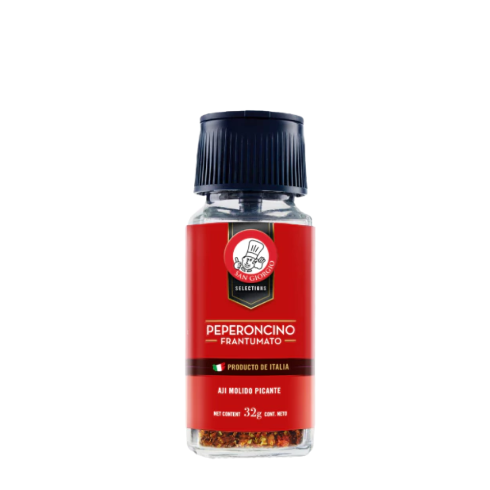 PEPERONCINO MOLIDO SELECTIONS CON MOLINILLO VIDRIO *32G SAN GIORGIO