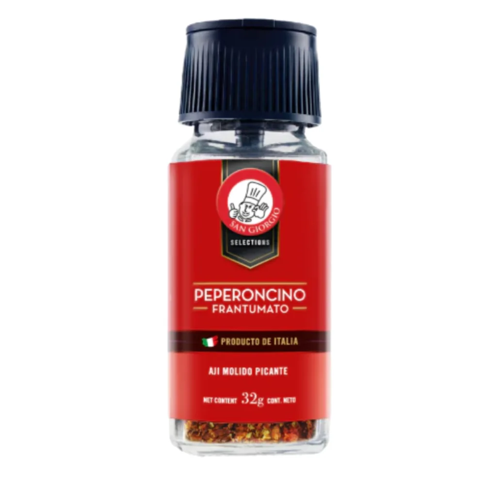 Peperoncino Molido Selections con Molinillo Vidrio 32G San Giorgio