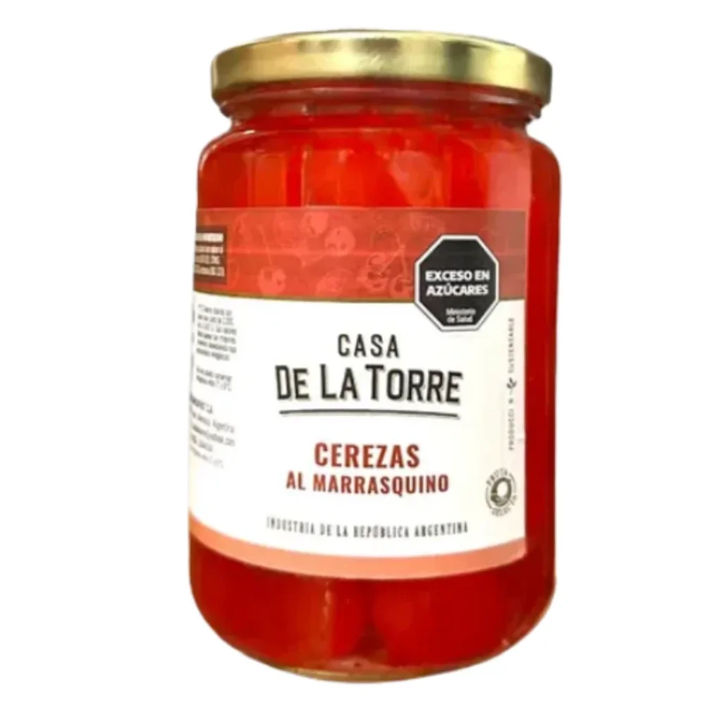 Cerezas al Marrasquino Rojas 700G Casa de la Torre