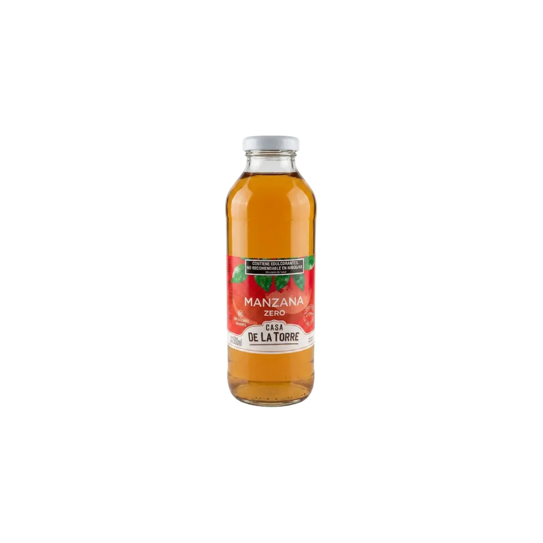 AGUA SABORIZADA MANZANA ZERO *500ML CASA DE LA TORRE