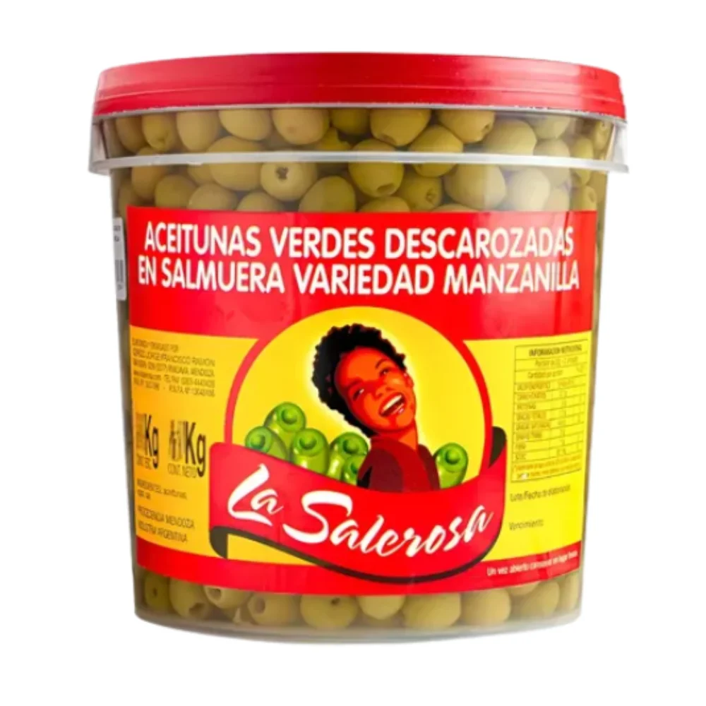 Aceitunas Verdes Descarozadas Manzanilla N° 0 4KG la Salerosa