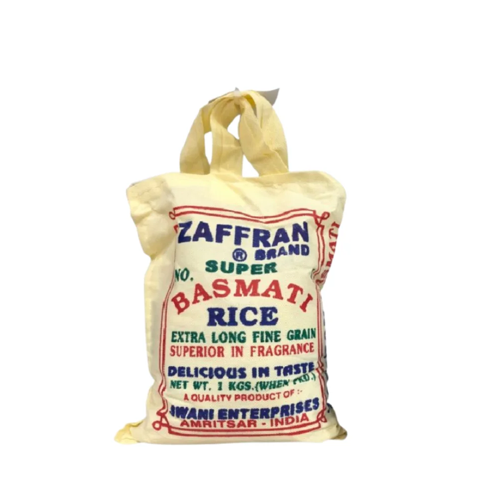 R1) ARROZ BASMATI *1KG (BOLSA ARPILLERA) ZAFFRAN