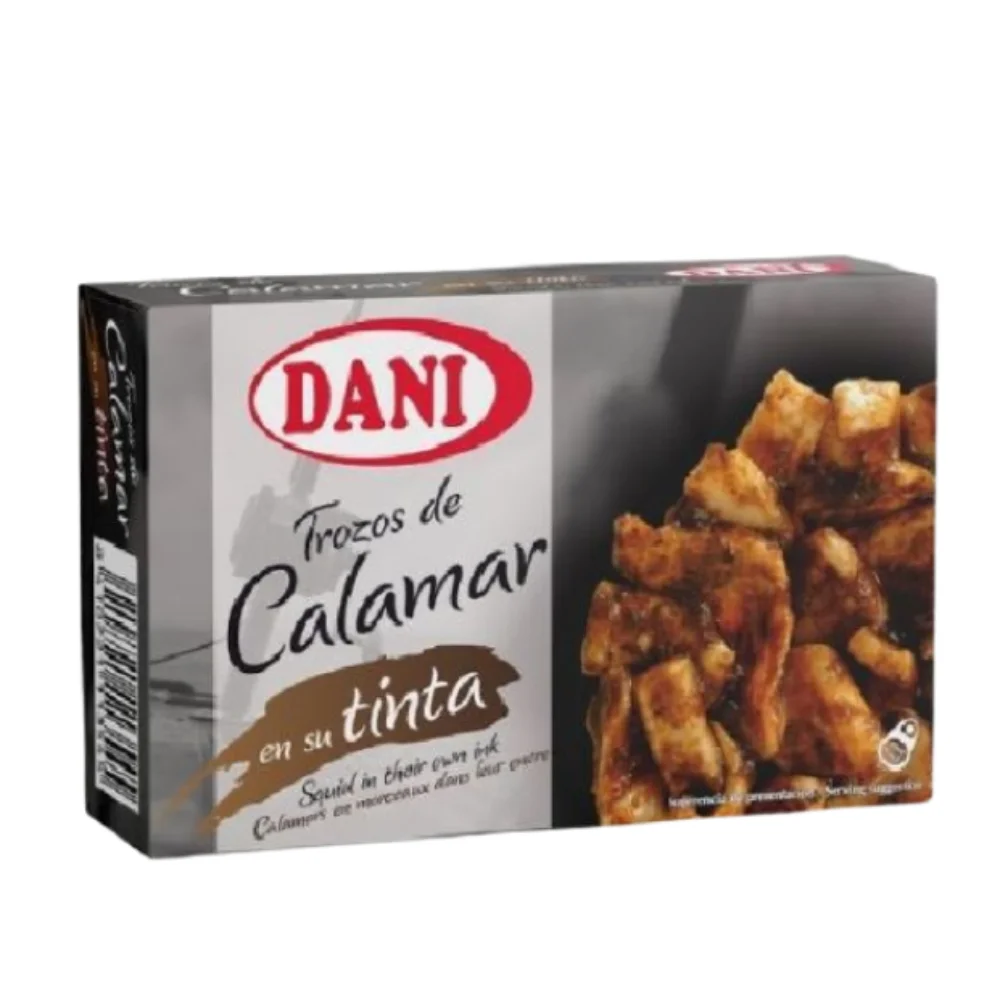 Trozos de Calamar en Su Tinta 106G Dani
