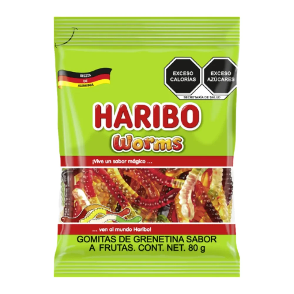 Haribo Worms 80G