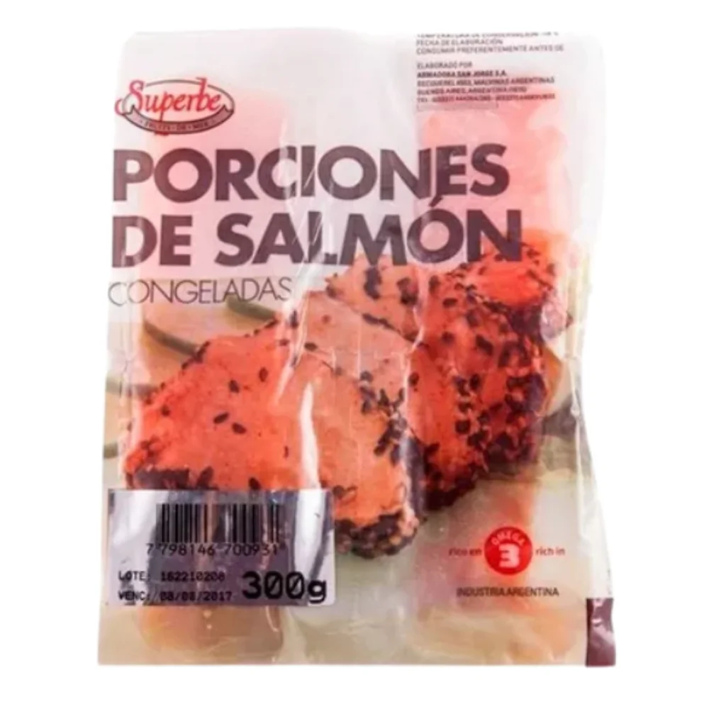 Porciones de Salmon 300G Superbe
