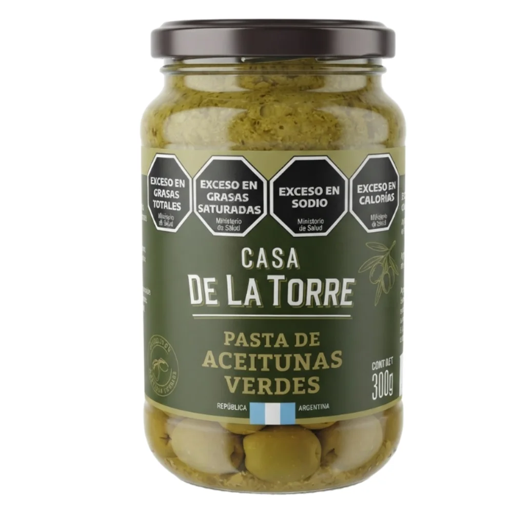Pasta de Aceitunas Verdes 300G Casa de la Torre