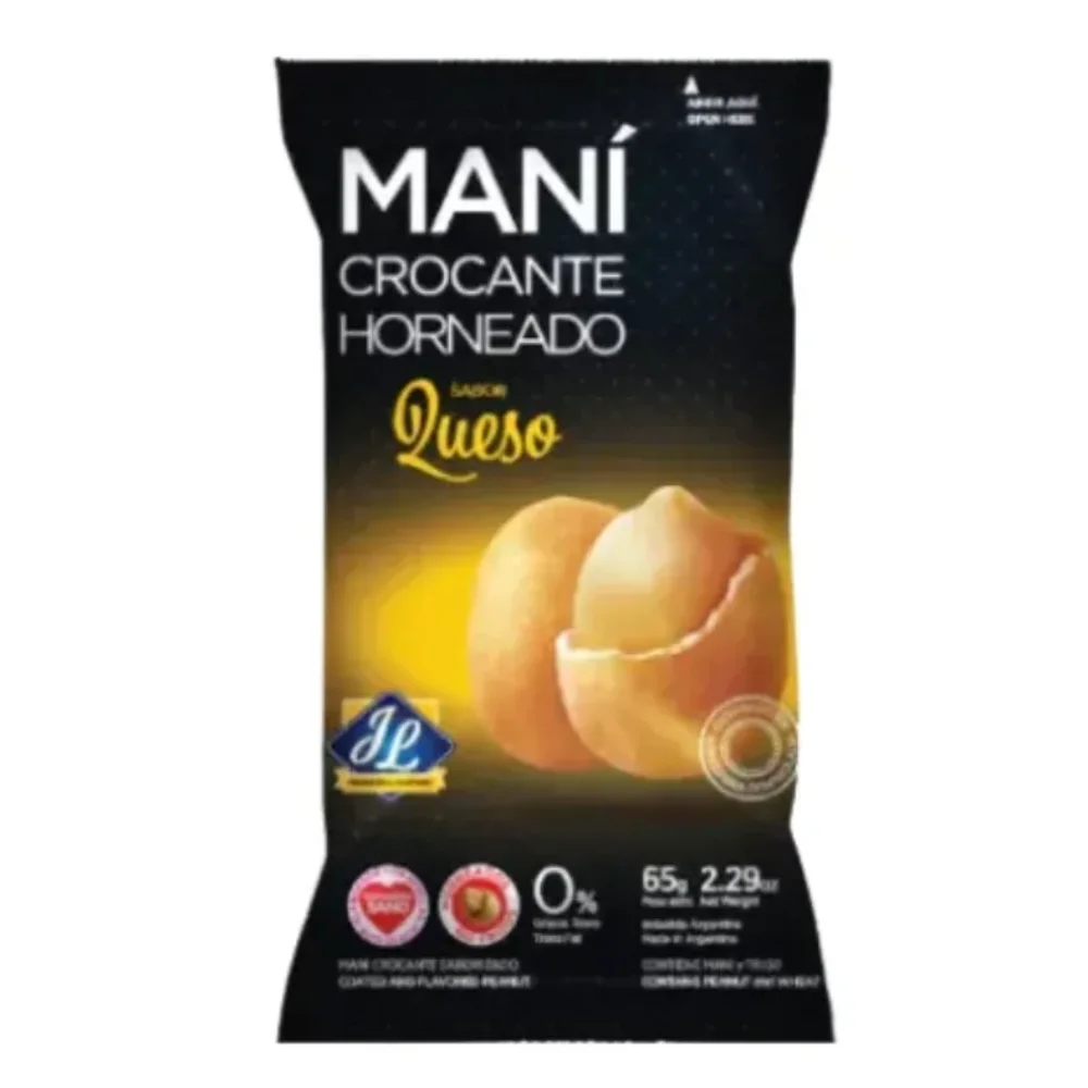 Mani Crocante Queso 65G Jl