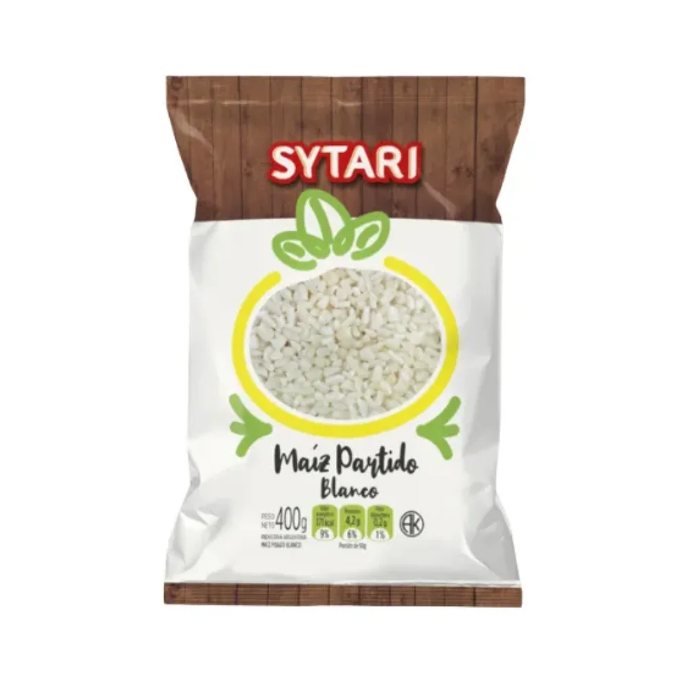 MAIZ PARTIDO / PISADO BLANCO *400G SYTARI