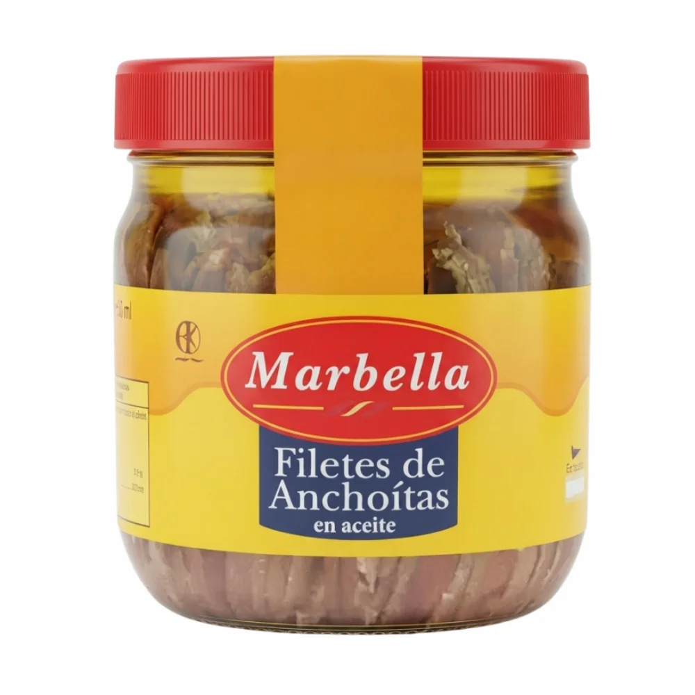 Filetes de Anchoitas en Aceite 950G (50 X 3) Marbella