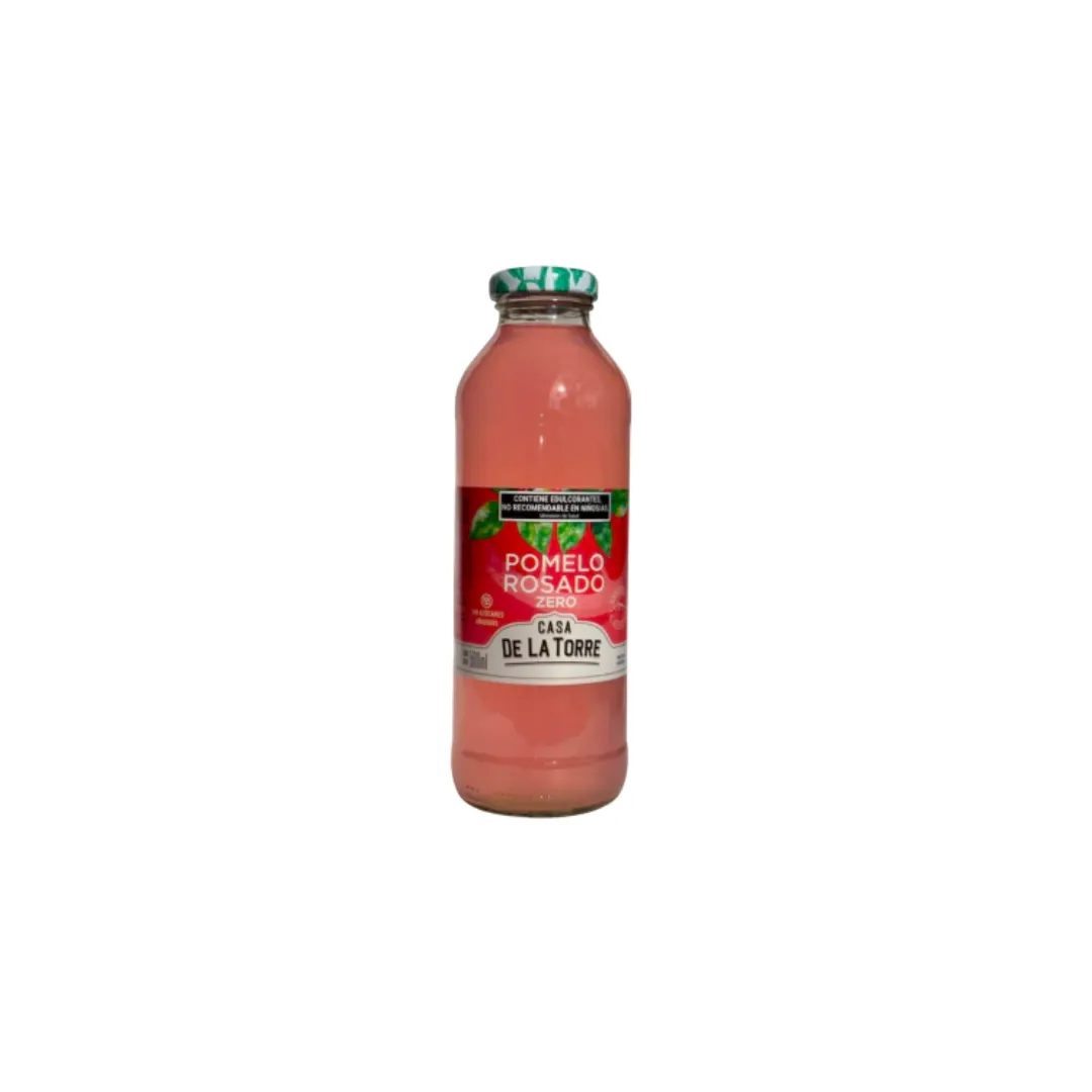 AGUA SABORIZADA POMELO ROSADO ZERO *500ML CASA DE LA TORRE