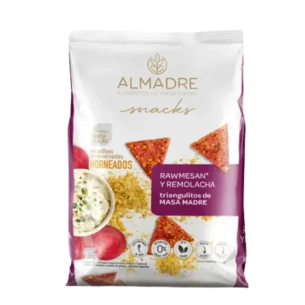 Snacks Rawmesan y Remolacha 130G Almadre