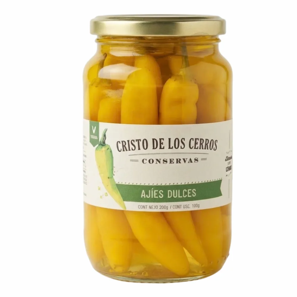 Ajies Dulces en Vinagre de Alcohol 300G Cristo