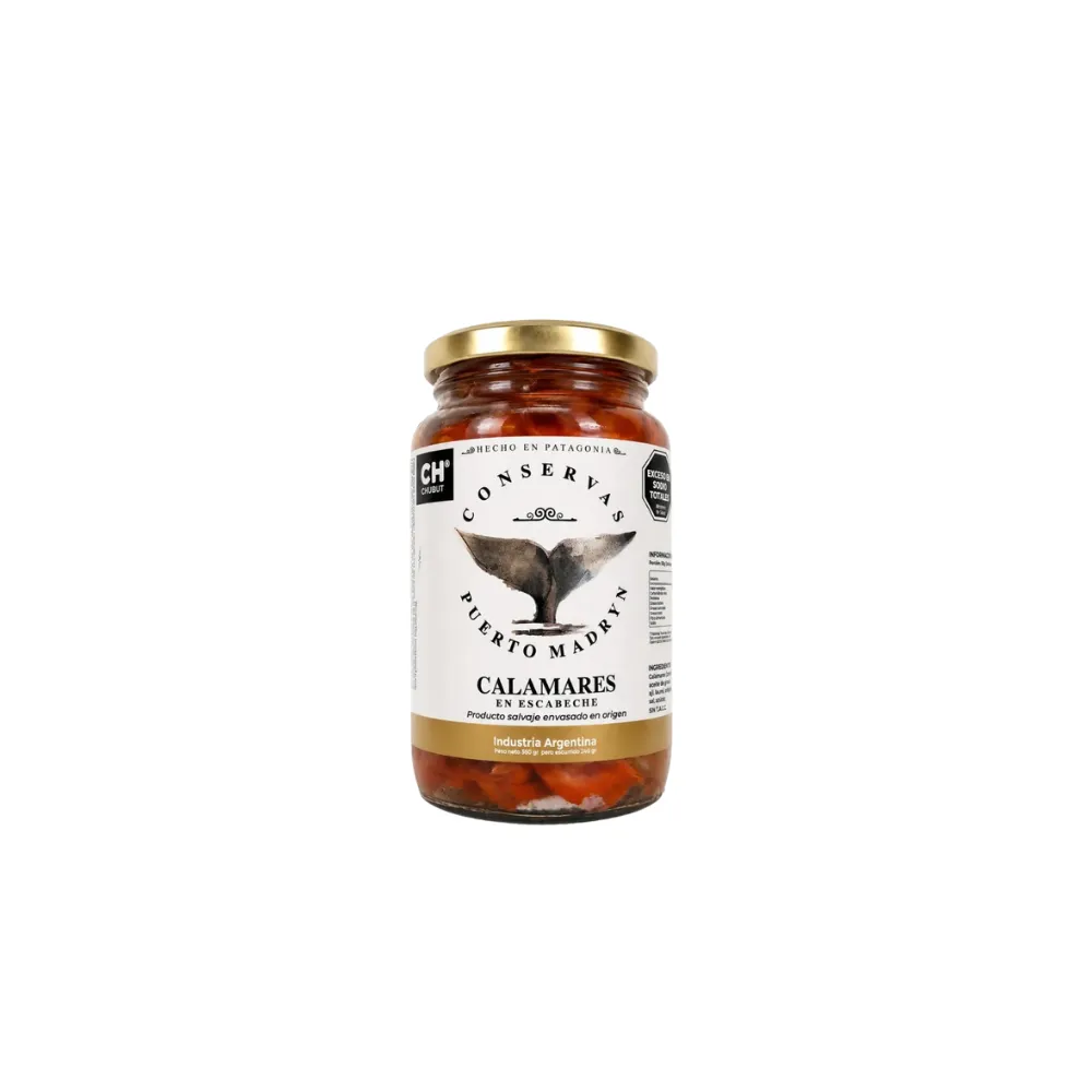 CALAMARES EN ESCABECHE *360G CONSERVAS PUERTO MADRYN