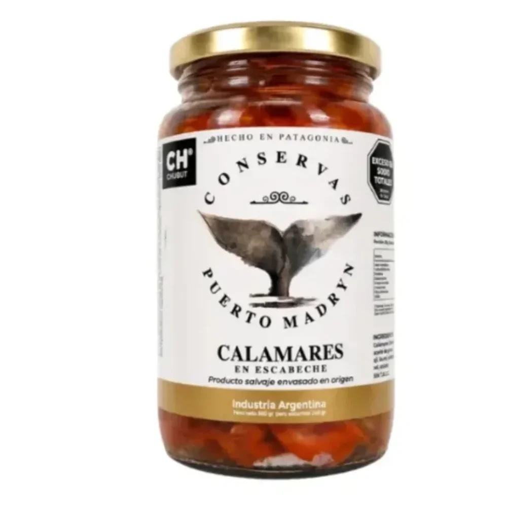 CALAMARES EN ESCABECHE *360G CONSERVAS PUERTO MADRYN
