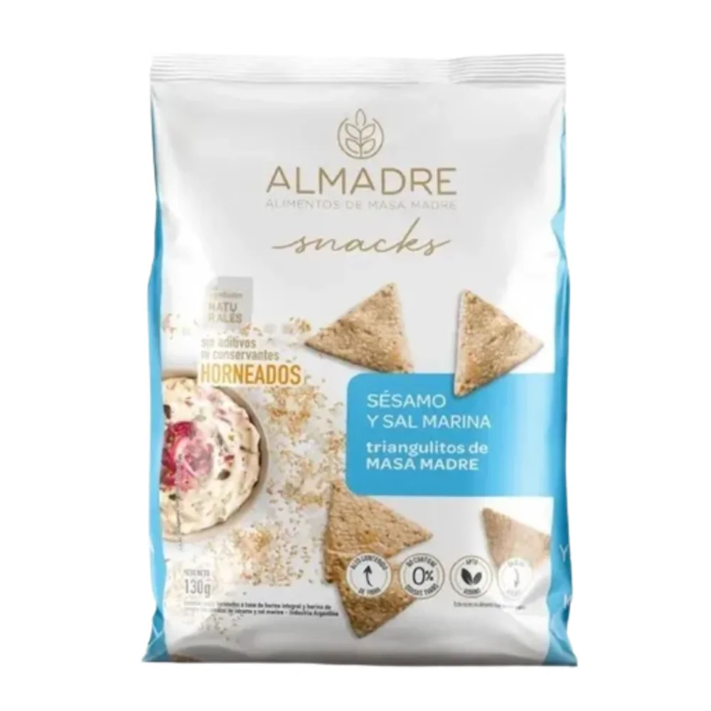 Snacks Sesamo y Sal Marina 130G Almadre