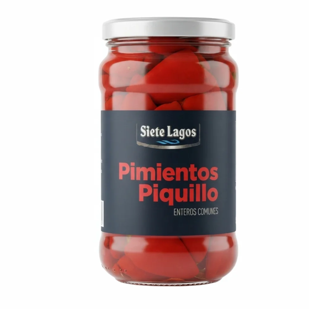 Morrones Enteros Piquillo 295G Siete Lagos