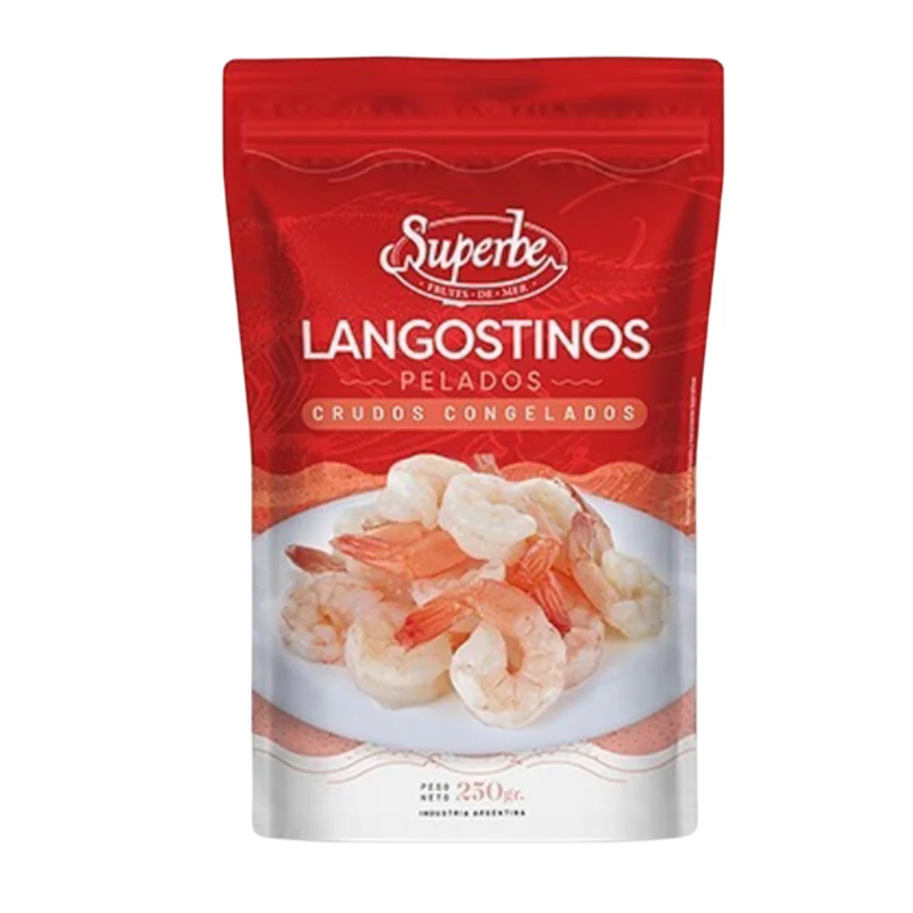 Langostinos Pelados Crudos 250G Superbe