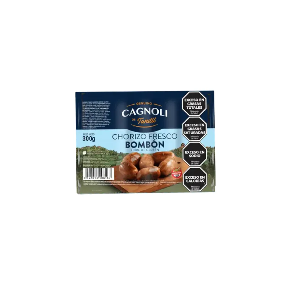 CHORIZO FRESCO BOMBOM AL VACIO *300G CAGNOLI