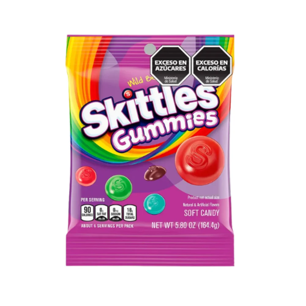 SKITTLES GOMITAS WILDBERRY *164GR