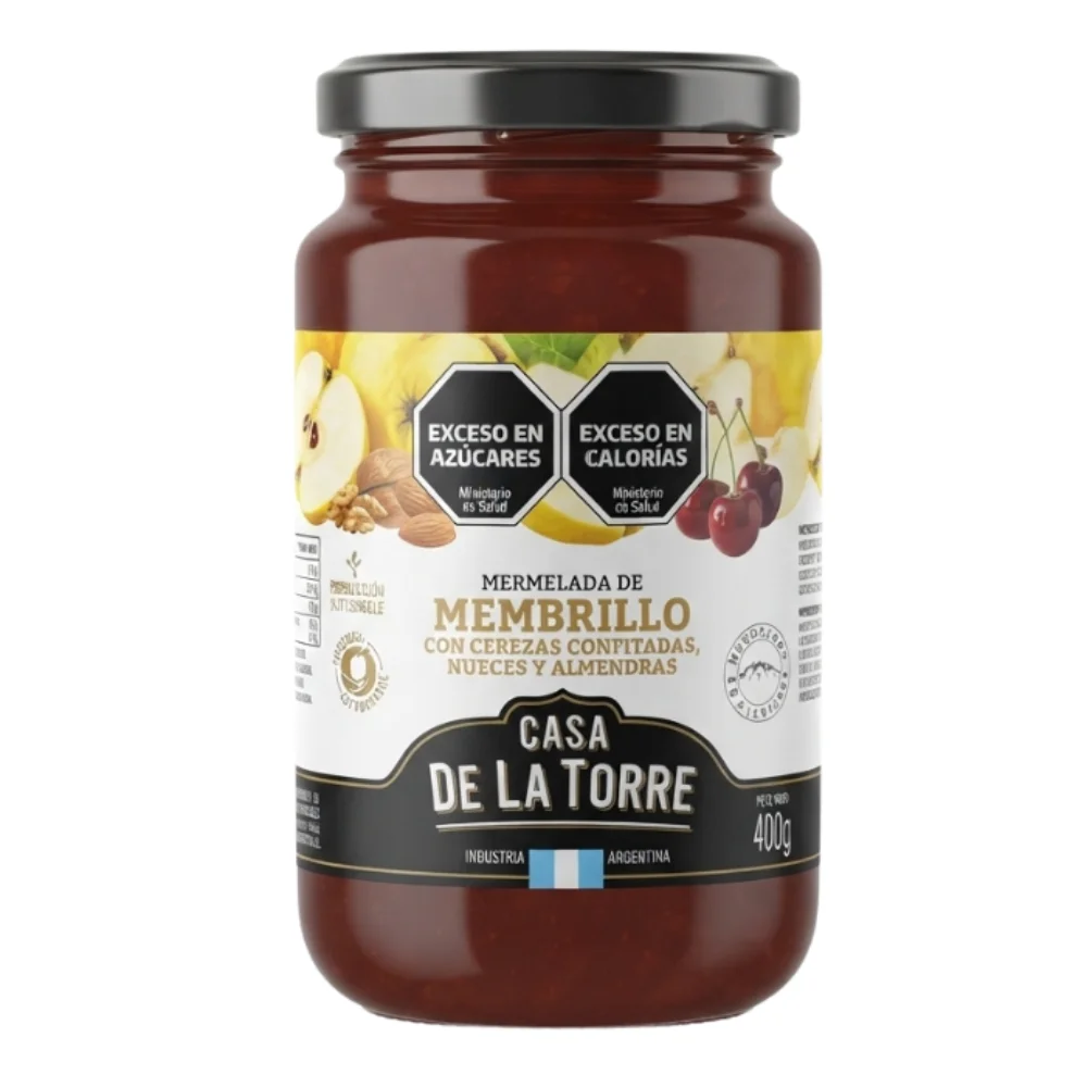 Mermelada de Membrillo con Cere - Nuez - Alm 400G Casa de la Torre