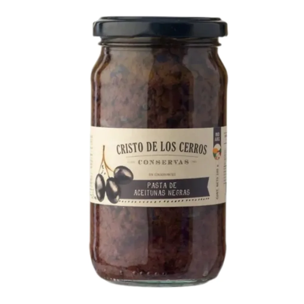 Pasta de Aceitunas Negras 300G Cristo