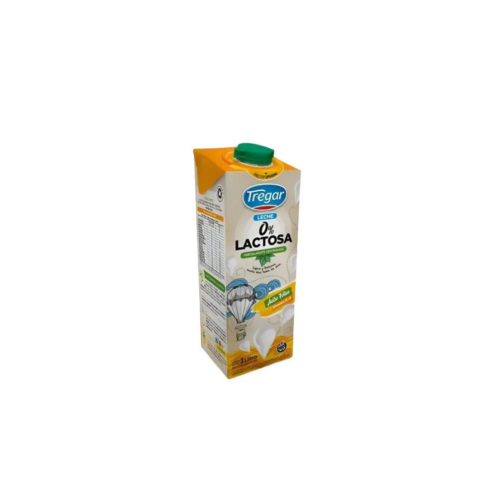 LECHE DESCREMADA 0% LASCTOSA *1L TREGAR