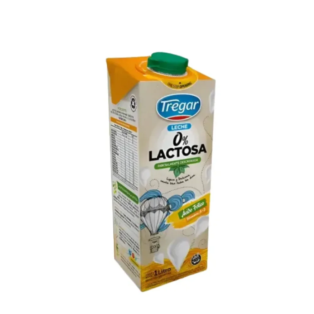 LECHE DESCREMADA 0% LASCTOSA *1L TREGAR