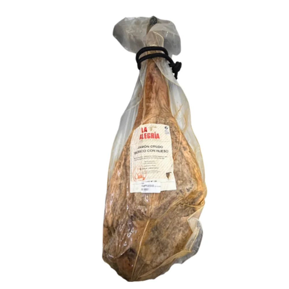 R2) Jamon Crudo C/h "iberico de Cebo" 9,5KG Aprox la Alegria