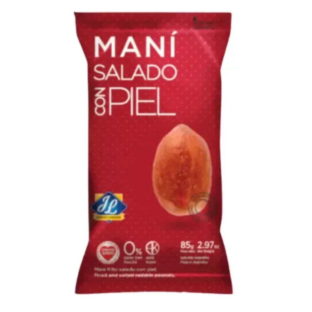 Mani Frito Salado con Piel 85G Jl