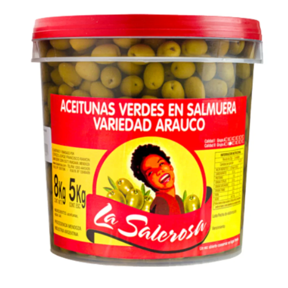 Aceitunas Verdes Arauco N° 3 5KG la Salerosa